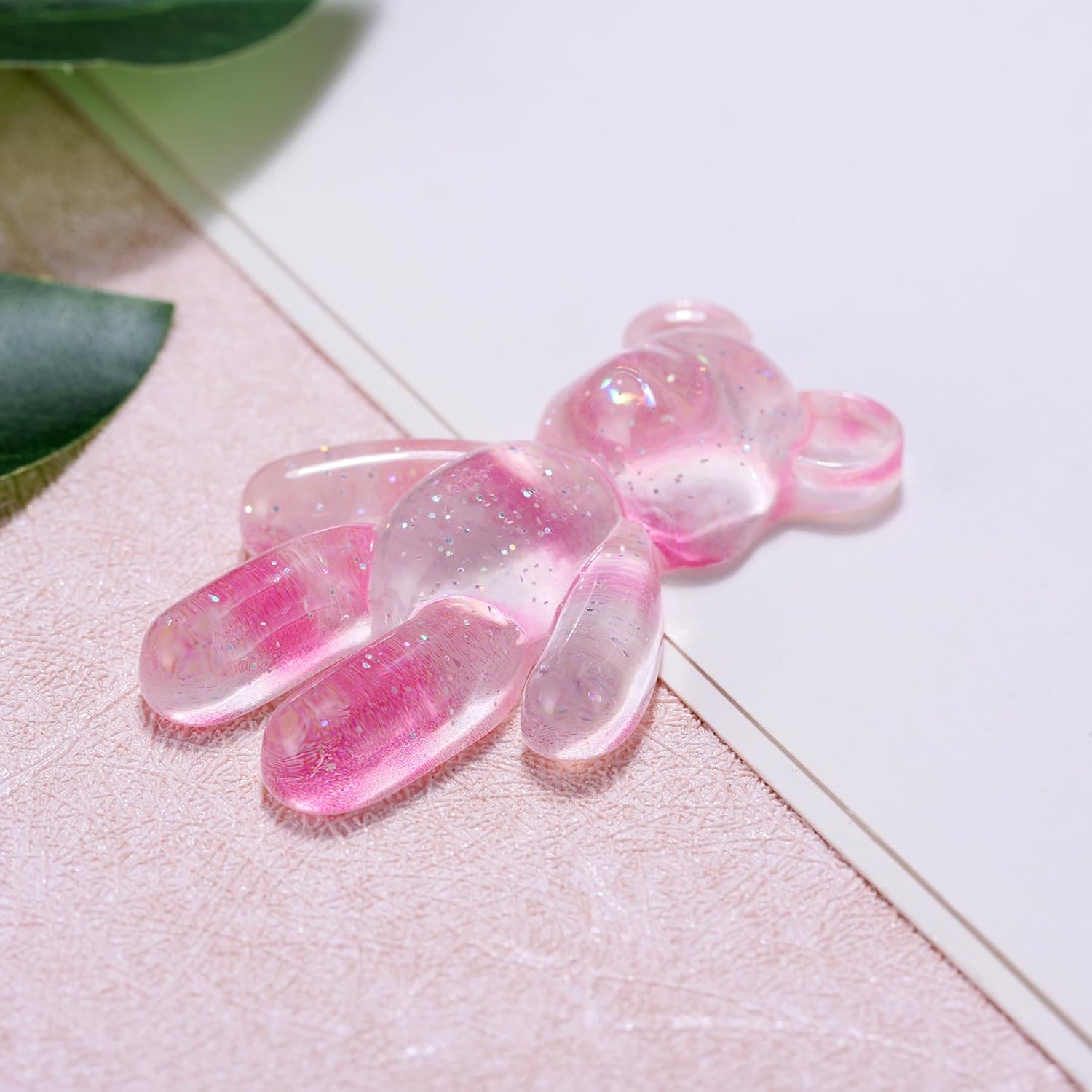 Aesnefe Pocket Bear Hug, Anxiety Relief Gifts, Mental Health Positivity Gift for Men Women, Autism Fidget Gifts, Stress Relief Gift for Her, Thoughtful Present for School Anxiet, Light Pink