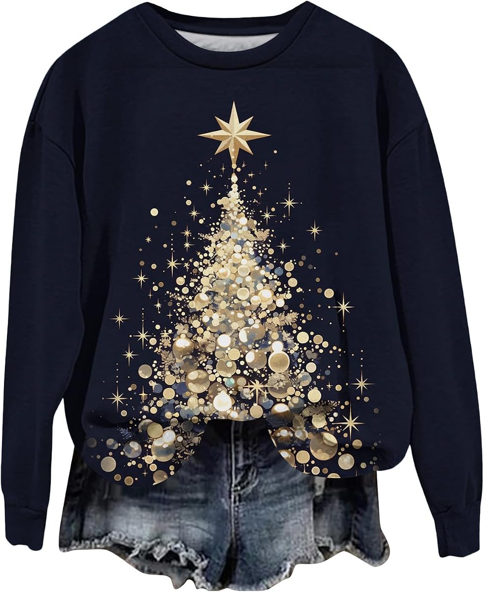 Funny Ugly Christmas Sweater Snowmen Xmas Crewneck Sweater