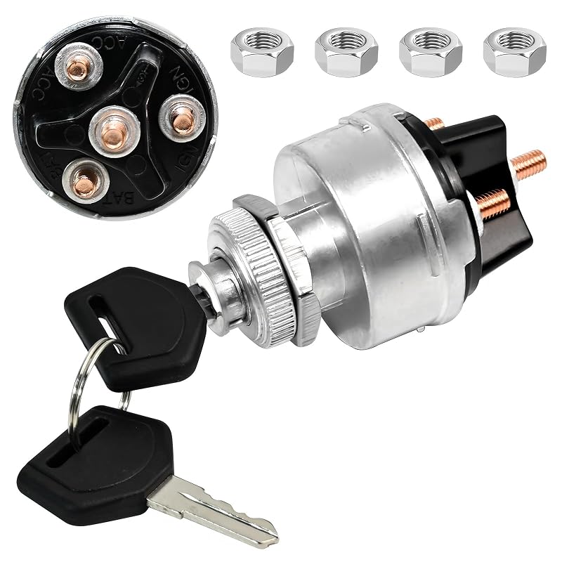 Chave de ignição com fios SolidSS, 4 posições, 12 V – 1 unidade com 2 chaves