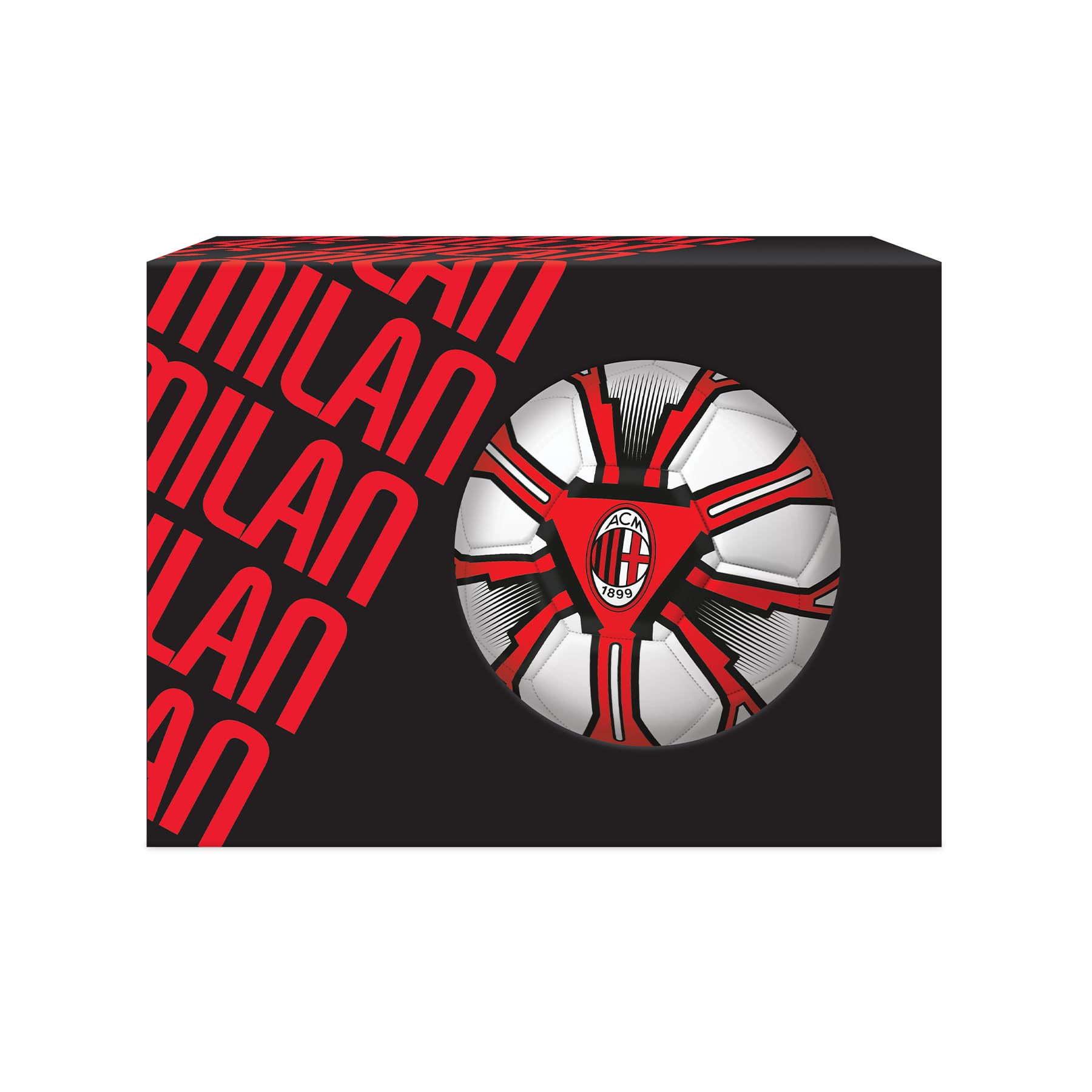 DIAMOND INTERNATIONAL | Confezione Regalo Profumo Uomo da 100ml + Gel Doccia 200ml + Pallone con Logo Ufficiale AC Milan