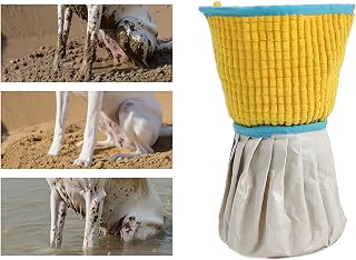 Paw Washer For Large Dogs - Foldable, Soft Waterproof Lining | Dog Paw Cleaner Cup | Grooming Bathing Foot Protector For Indoor Outdoor Home, Camping, Beach, Travel Use | Dog Paw Cleaner Cup | Grooming Bathing Foot Protector For Indoor Outdoor Home, Camping, Beach, Travel Use