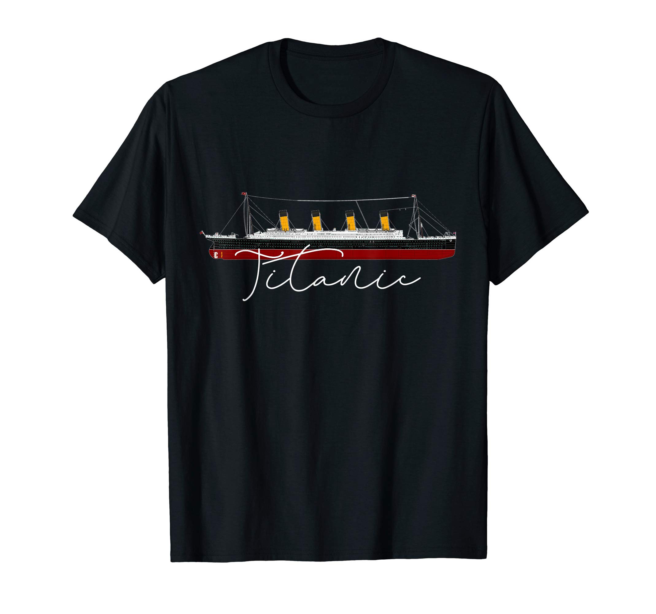 Titanic Ship 1912 Atlantic Ocean Sink Sea Disaster Poster T-Shirt
