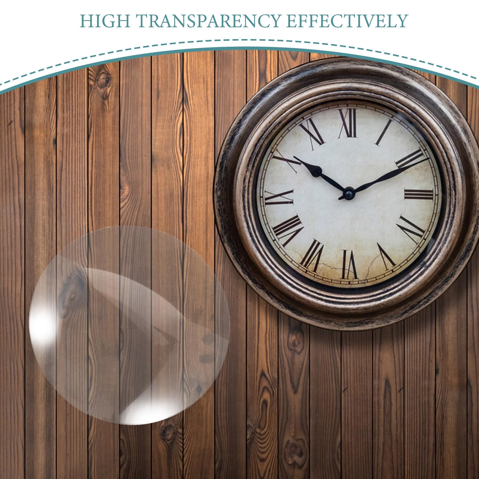Konvexe Uhrenabdeckung Transparentes Uhrglas Als Ersatzglas Für Wanduhr Runde Frontabdeckung Für Kaminuhr Standuhr Und Pendeluhr 15.50 X 15.50 X 2.50 cm