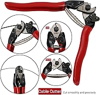 Vista 5 de Kit de cable de bicicleta de 91 piezas, cable de freno de cambio de bicicleta con tapas de extremo de cortador, carcasa de cable de cambio