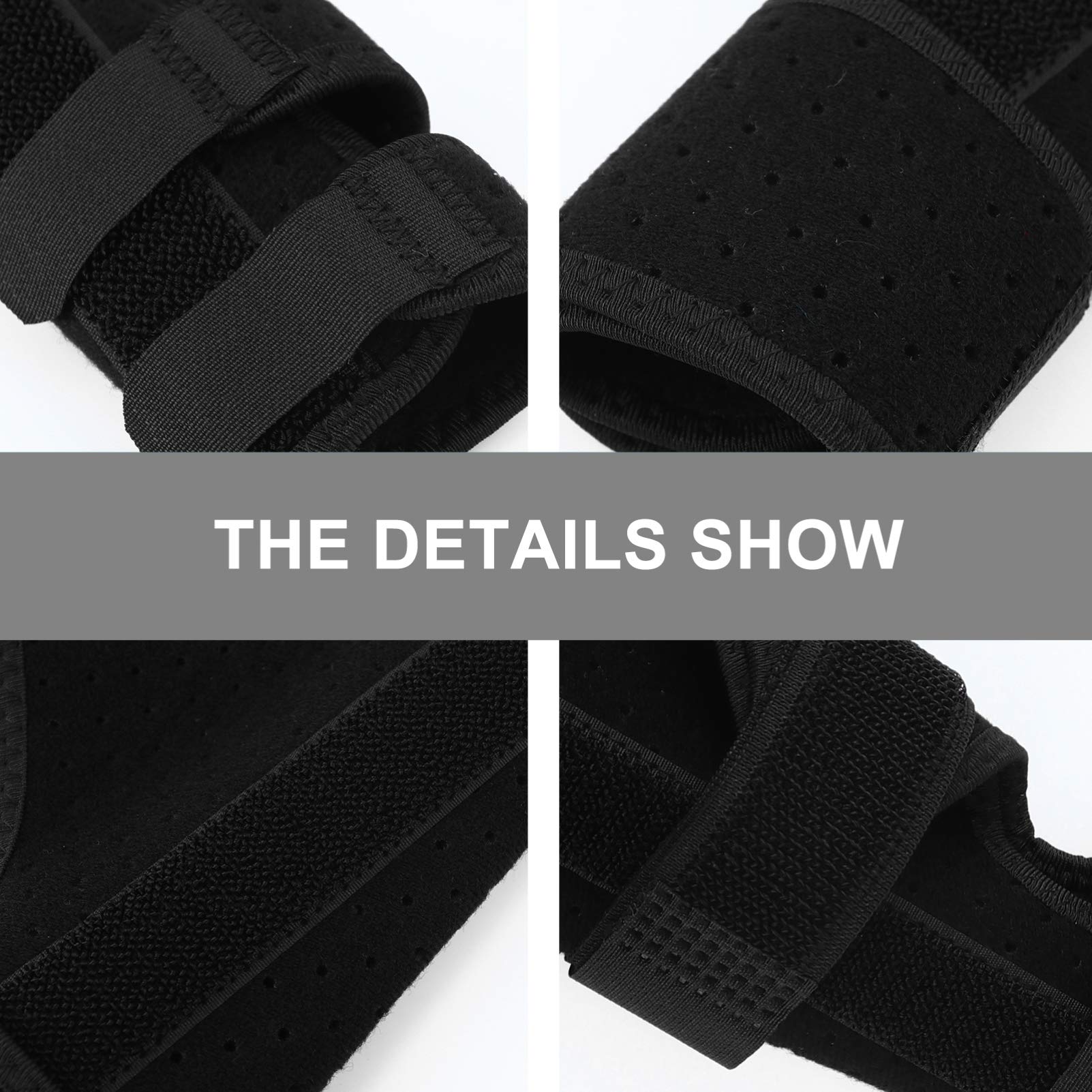 OATIPHO Finger Splint Support Brace for Broken Fingers for Sprains Stenosing and Comfortable Fit and Open Design for Easy Use