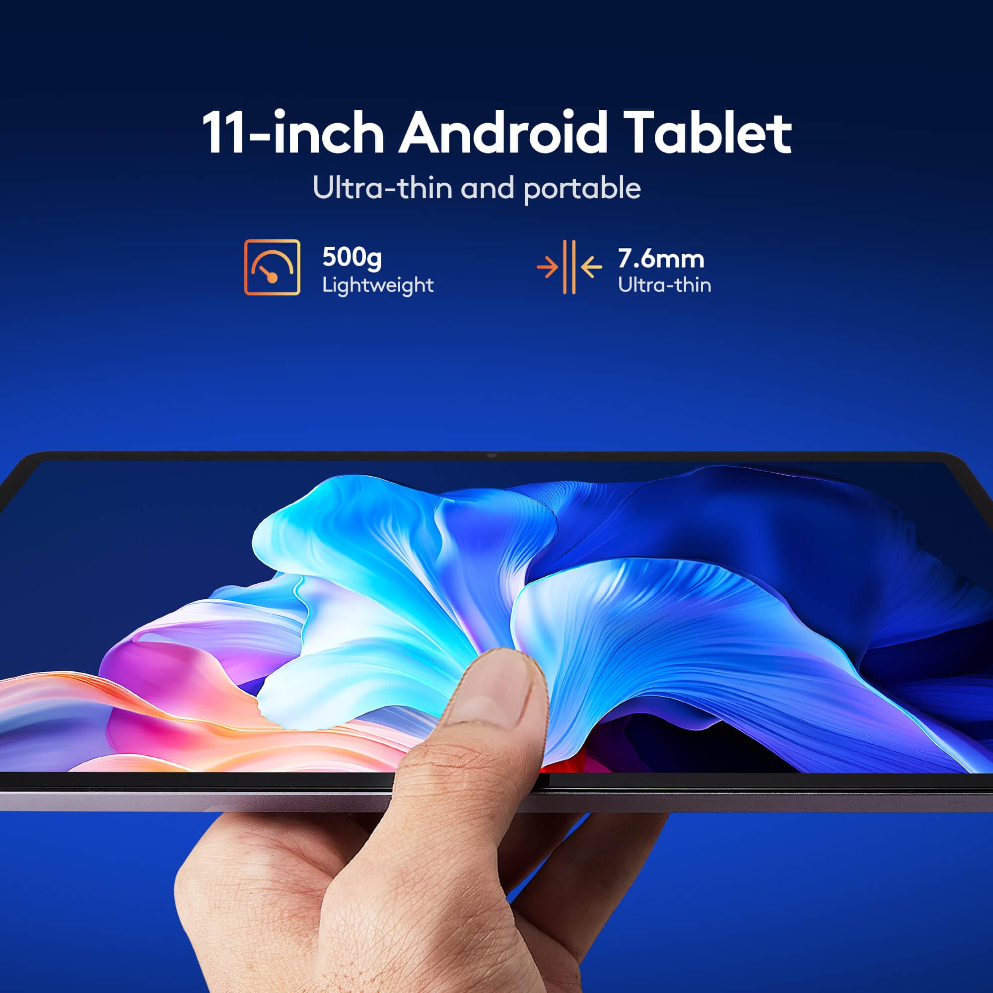 Tablet Android 14 da 11 pollici con slot SIM: 4G LTE 5G WiFi Tableta | 8 GB RAM + 128 GB ROM (1 TB TF) | Octa-Core | Widevine L1, display FHD, 13 MP+5 MP, 7000 mAh, GPS viola