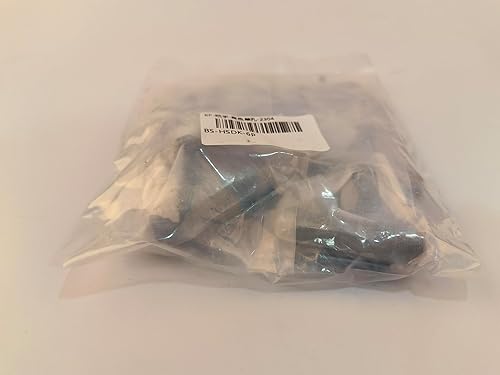 Miniatura 11 de Kalolary Paquete de 6 tiradores de gabinete con barra en T de 2 pulgadas, manijas de un solo agujero, pomos de cajón de cocina, manijas moleteadas,