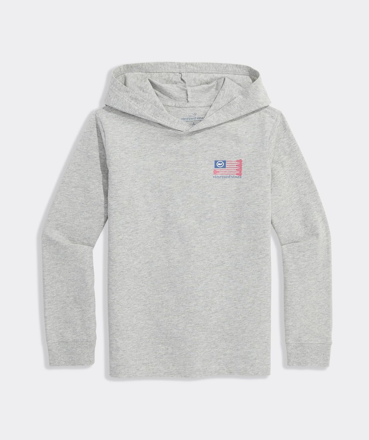 vineyard vines Boys' USA Lacrosse Flag Cotton Long-Sleeve Hoodie Tee - Image 2