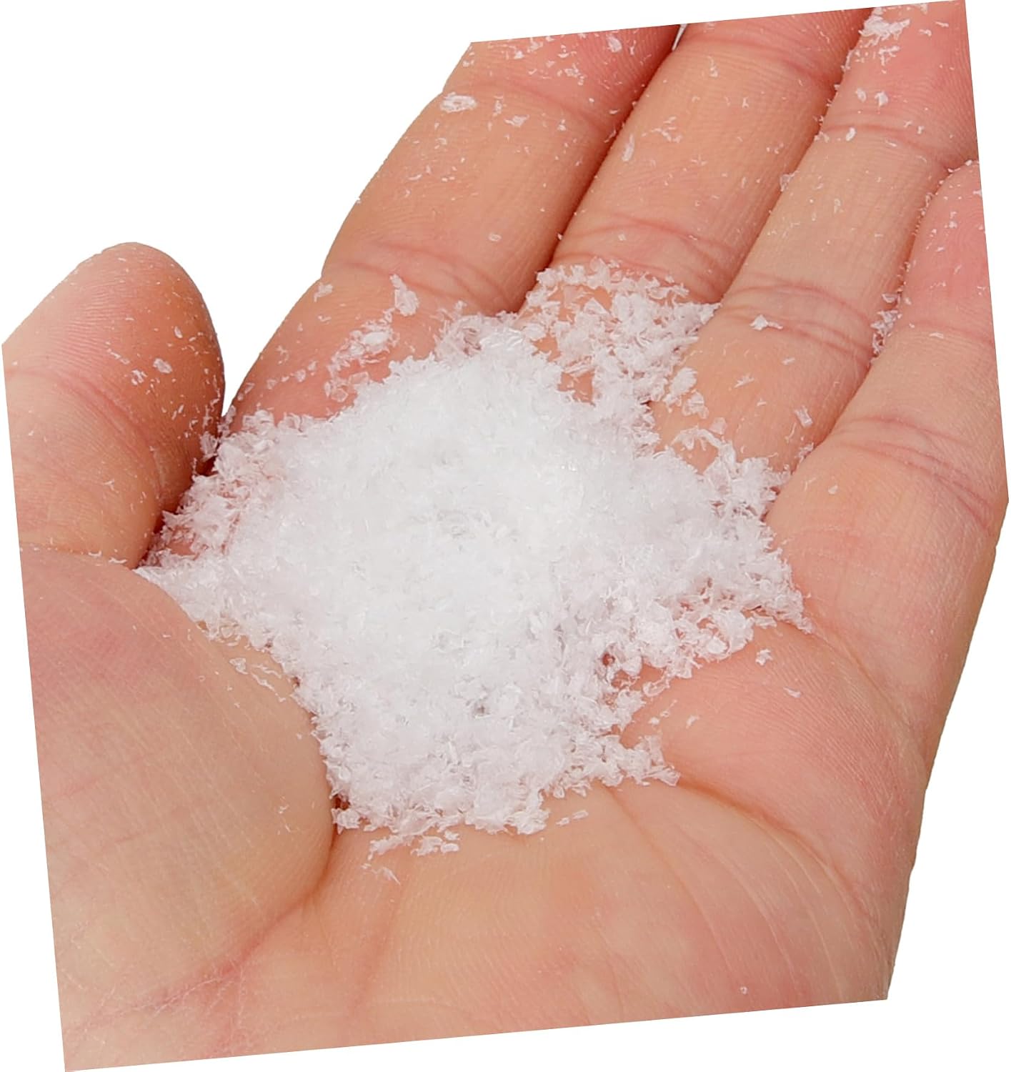 Holibanna 1Bag Artificial Fake Snow Powder for Holiday Decorations for Christmas Parties Photo Props Festive Displays Fine Snowflakes for Home Store Hotel Decor