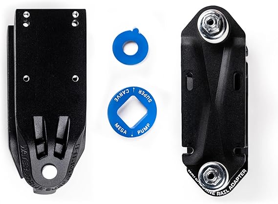 Surf and Rail Adapter FIN System for 3 Surfskate Trucks Modes - Surf Skate Truck Fits Any Board - Longboard Skateboard Accessories, Surf Skateboard Trucks, Surfskate Skateboard