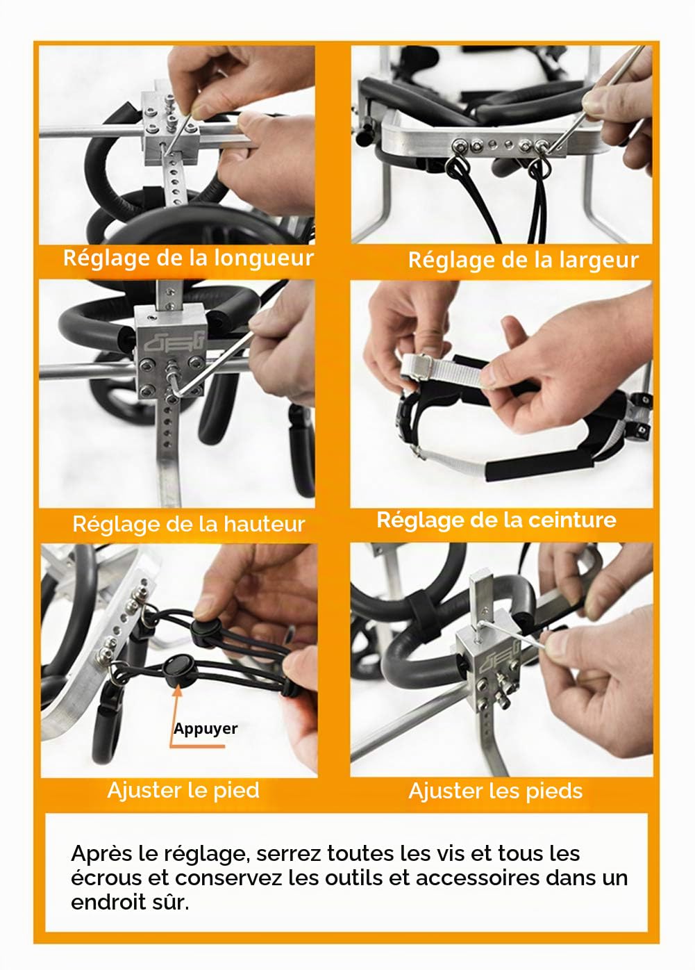 Harnais de Soutien pour Chien, Fauteuil Roulant pour Chat Lapin Handicapé Réadaptation pour Patte Arrière/Jambe Arrière, Aide à Marcher, Chariot pour Les Animaux âgés et Blessés