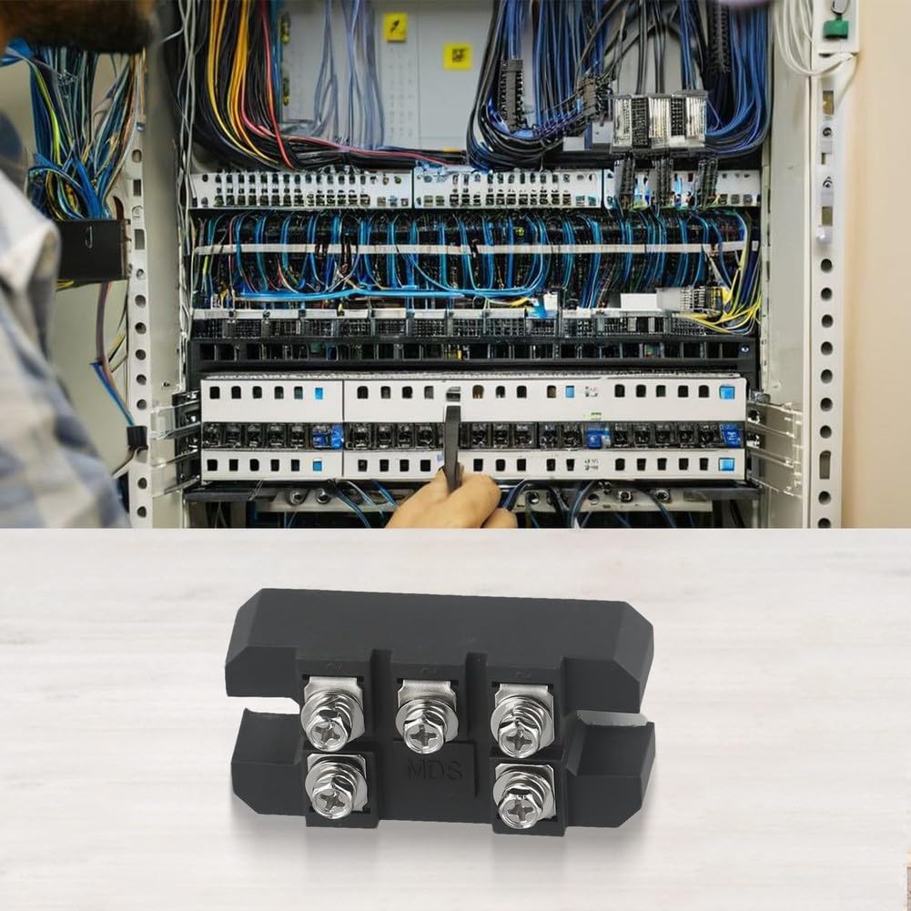 Raddrizzatore a ponte 200A 1600V, modulo a diodi monofase con dissipatore di calore in alluminio, per alimentatori CC e apparecchiature elettriche ad alta potenza