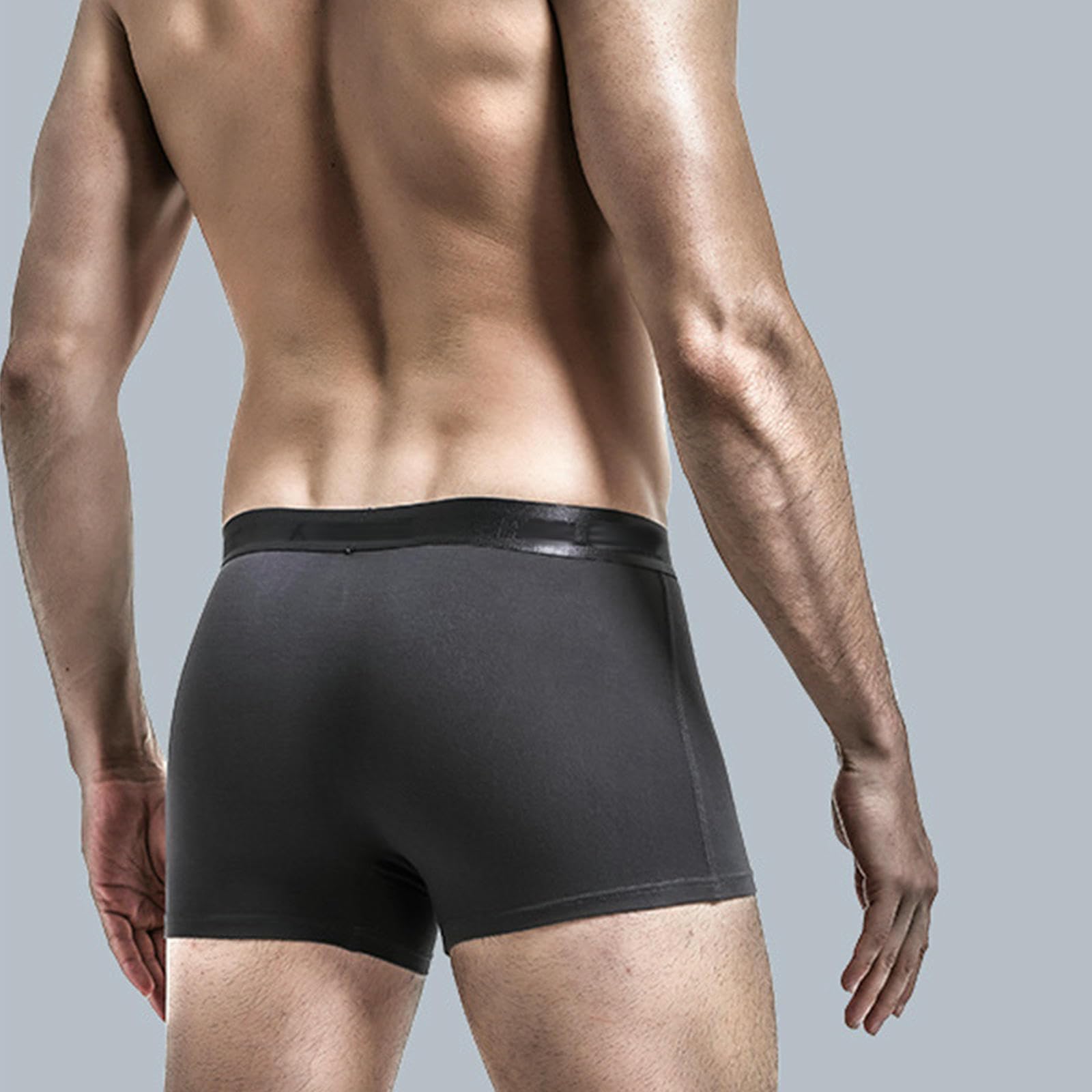 Bokserki męskie, 3-pak, bielizna męska z dwoma pokojami, styl Living-Scrotum, wsparcie dla sekcji oddychania średniej wielkości