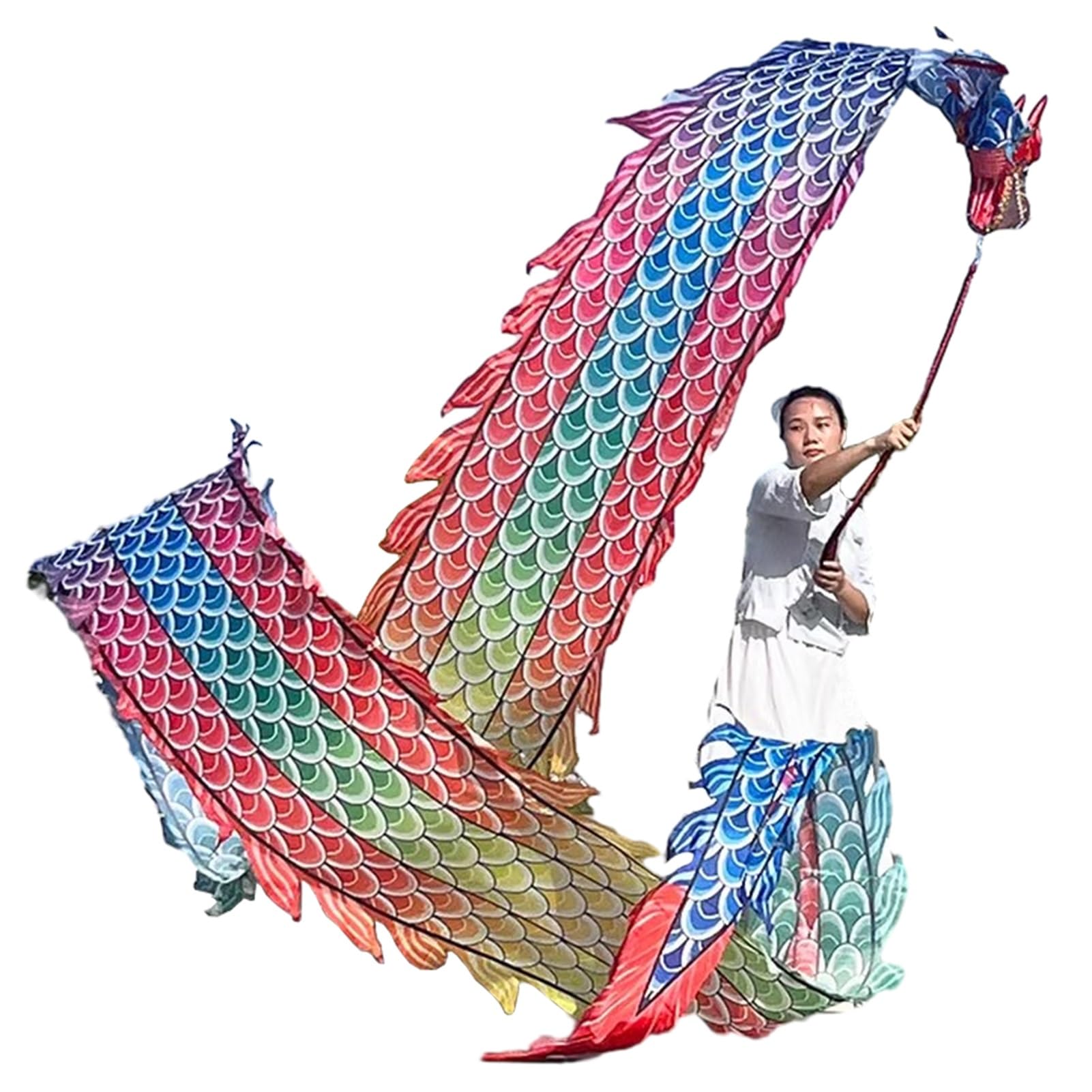 Amazon.com: ZGFUSVFD Dragon Poi Fitness Streamer Dragon