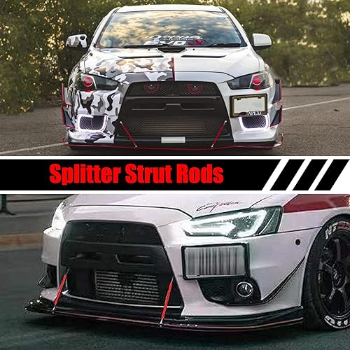 Miniatura 7 de DREAMIZER - 2 varillas de soporte universal para parachoques delantero ajustable de 8 a 11 pulgadas, compatible con la mayoría de vehículos de