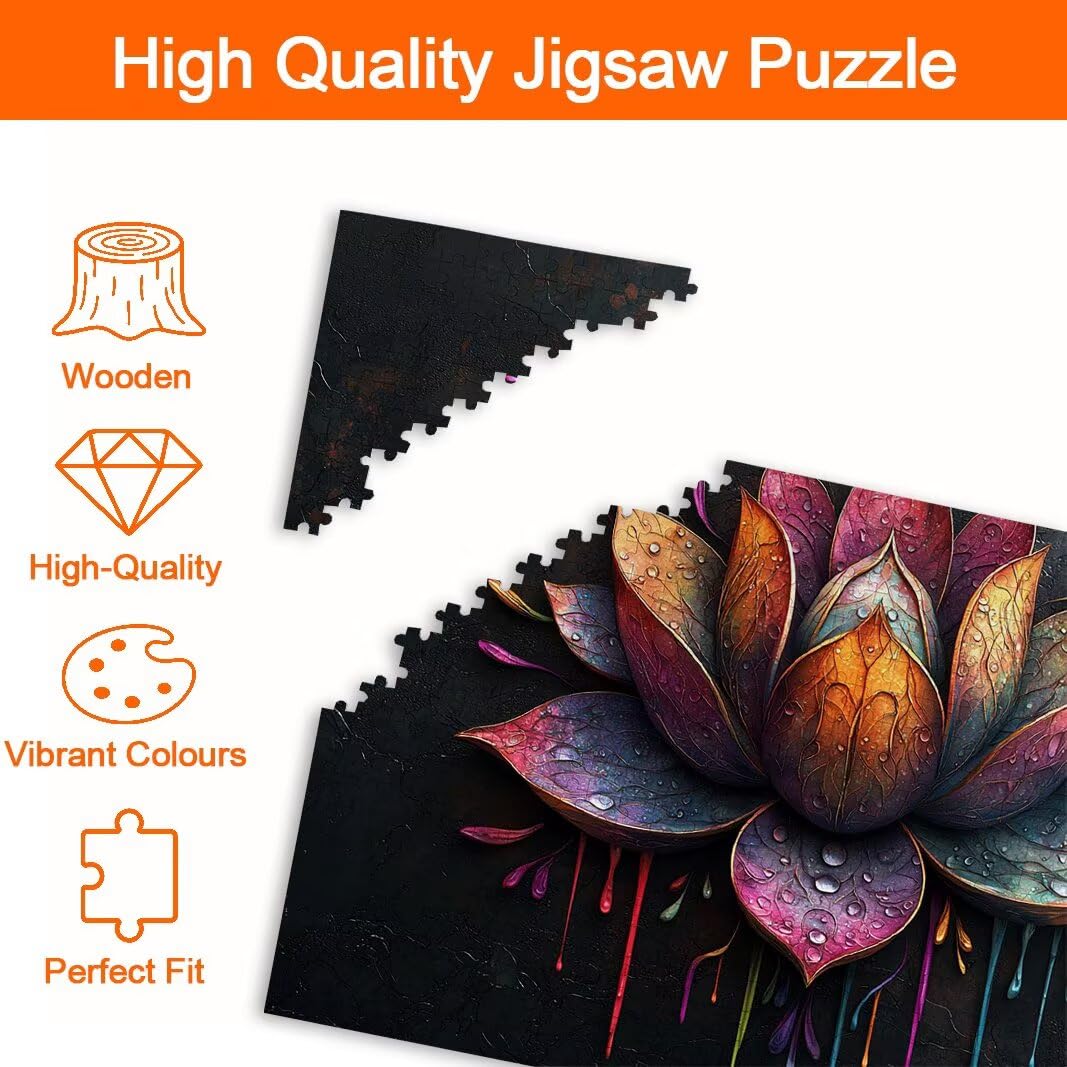 Puzzle Loto, Puzzle 1000 Piezas, Rompecabezas, Regalo Mujer, Decor -8522