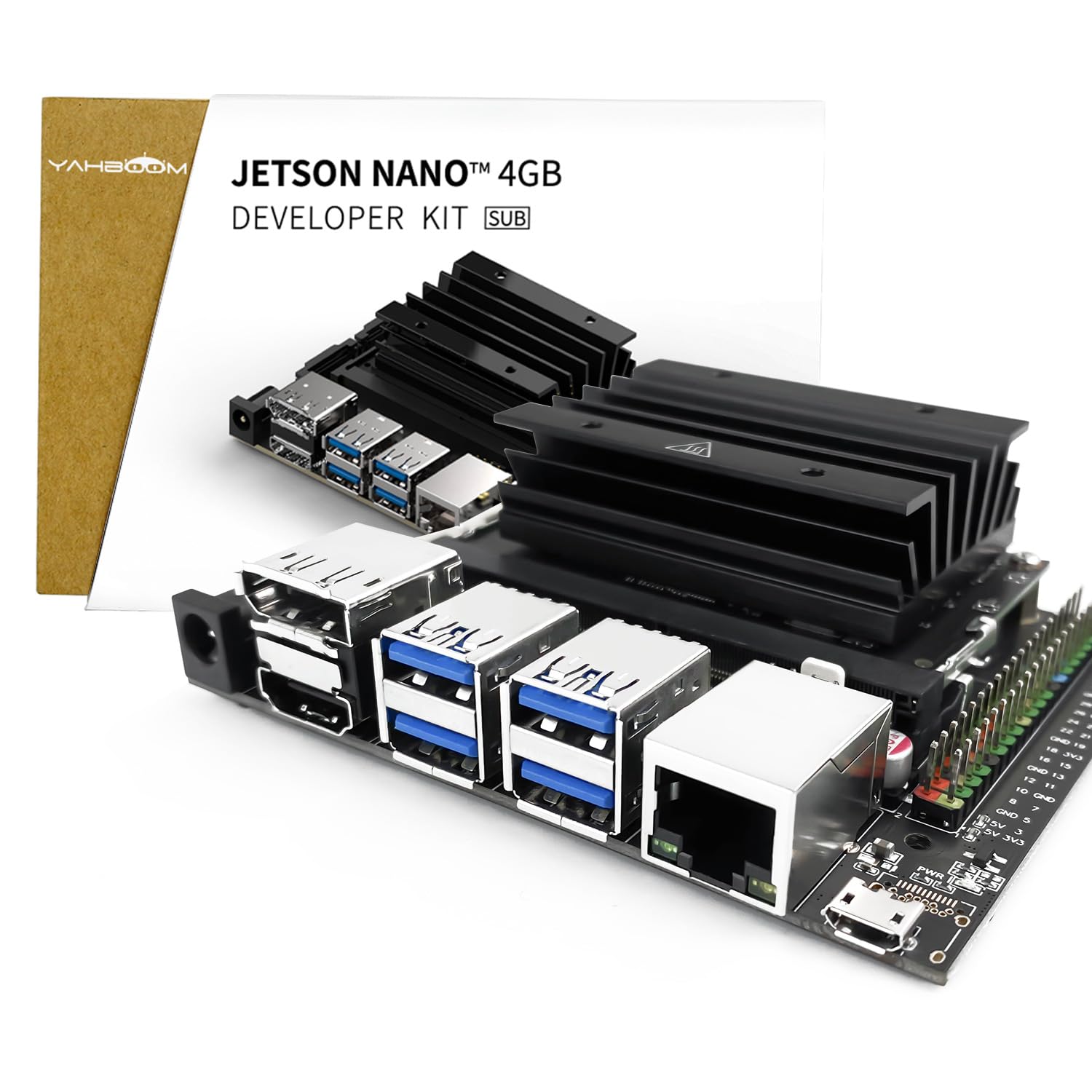 Amazon.co.jp: Yahboom ジェッ-トソン Nano 4GB開発ボードキット+
