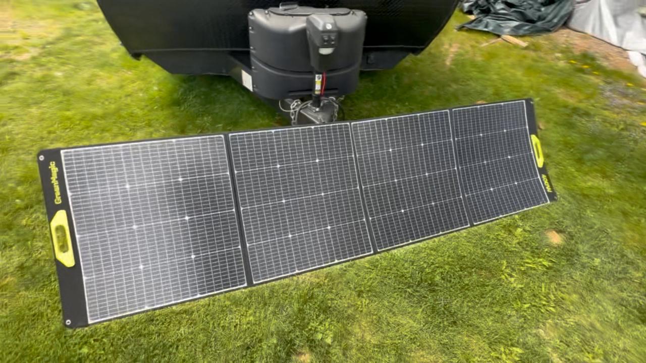 Amazon.com : Greenmagic 200 Watt Portable Solar Panel, 23.5% High