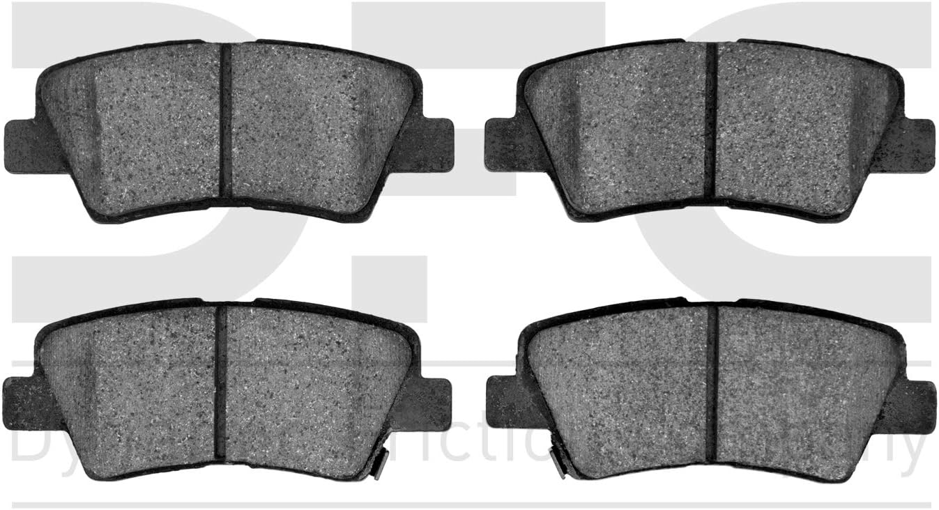 Dynamic Friction Company Rear 3000 Ceramic Brake Pads For 2013-2020 Hyundai Elantra, Kia Optima; 2022 Hyundai Kona; 2019-2021 Hyundai Kona, Veloster; 2015-2019 Hyundai Sonata