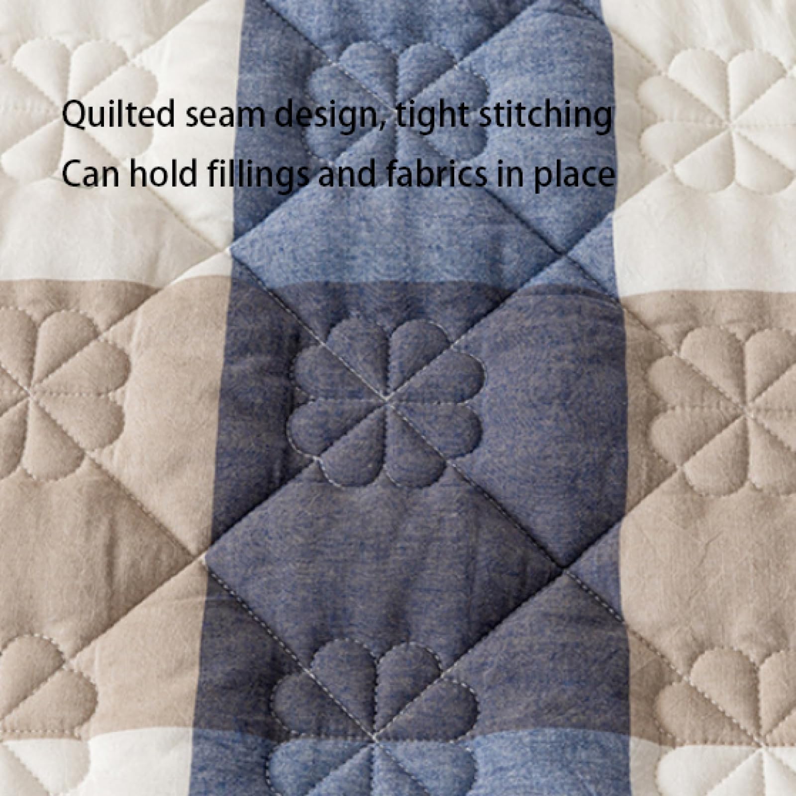 FCLDESHOP Drap de Lit Protège Matelas,Draps-Housses matelassés en Coton,Couvre-lit à Carreaux antidérapants, Doux pour la Peau, pour Chambre à Coucher, Maison de Vacances, Kaki, 180 x 200 cm + 26 cm