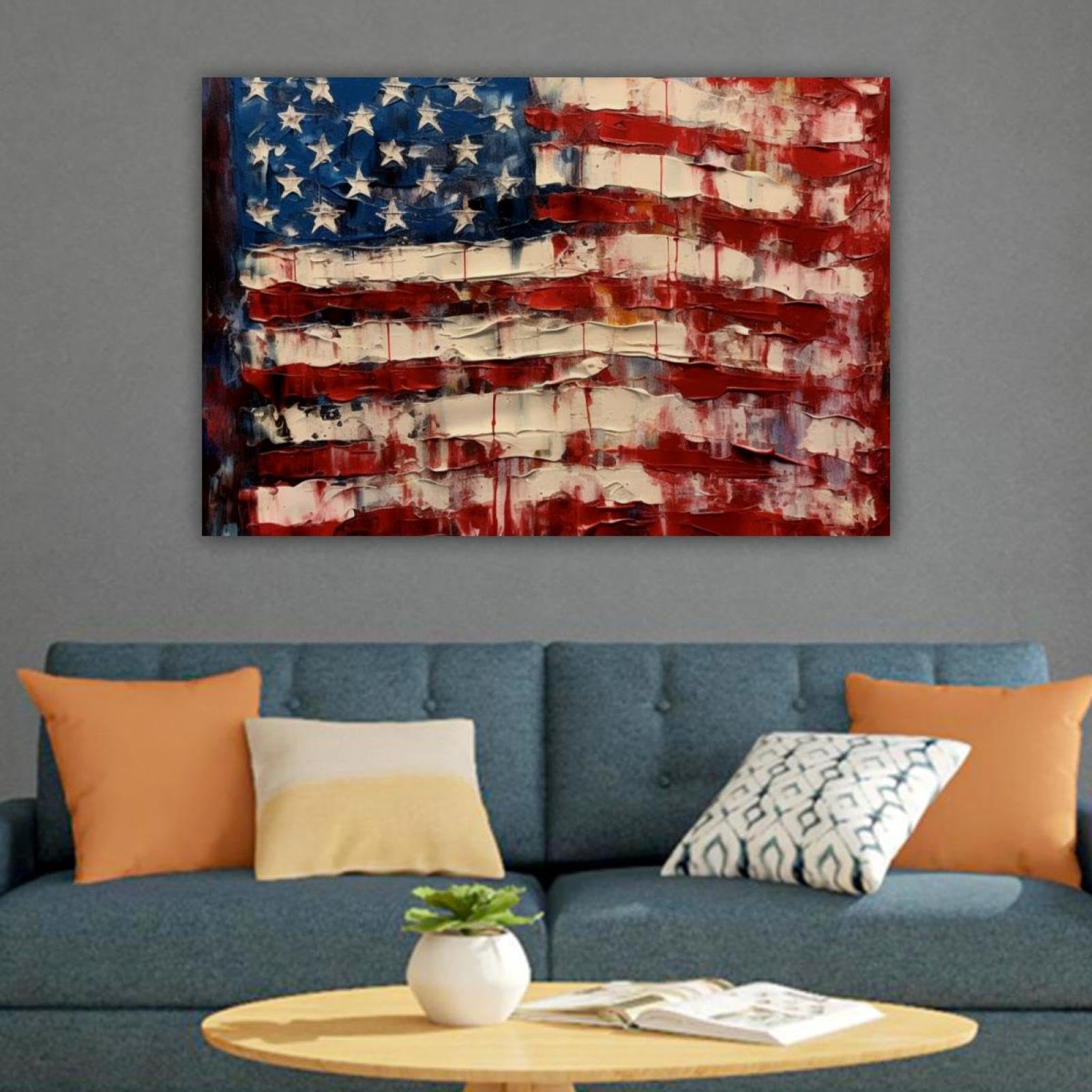Applique murale led dessin animé soldat américain pour décoration