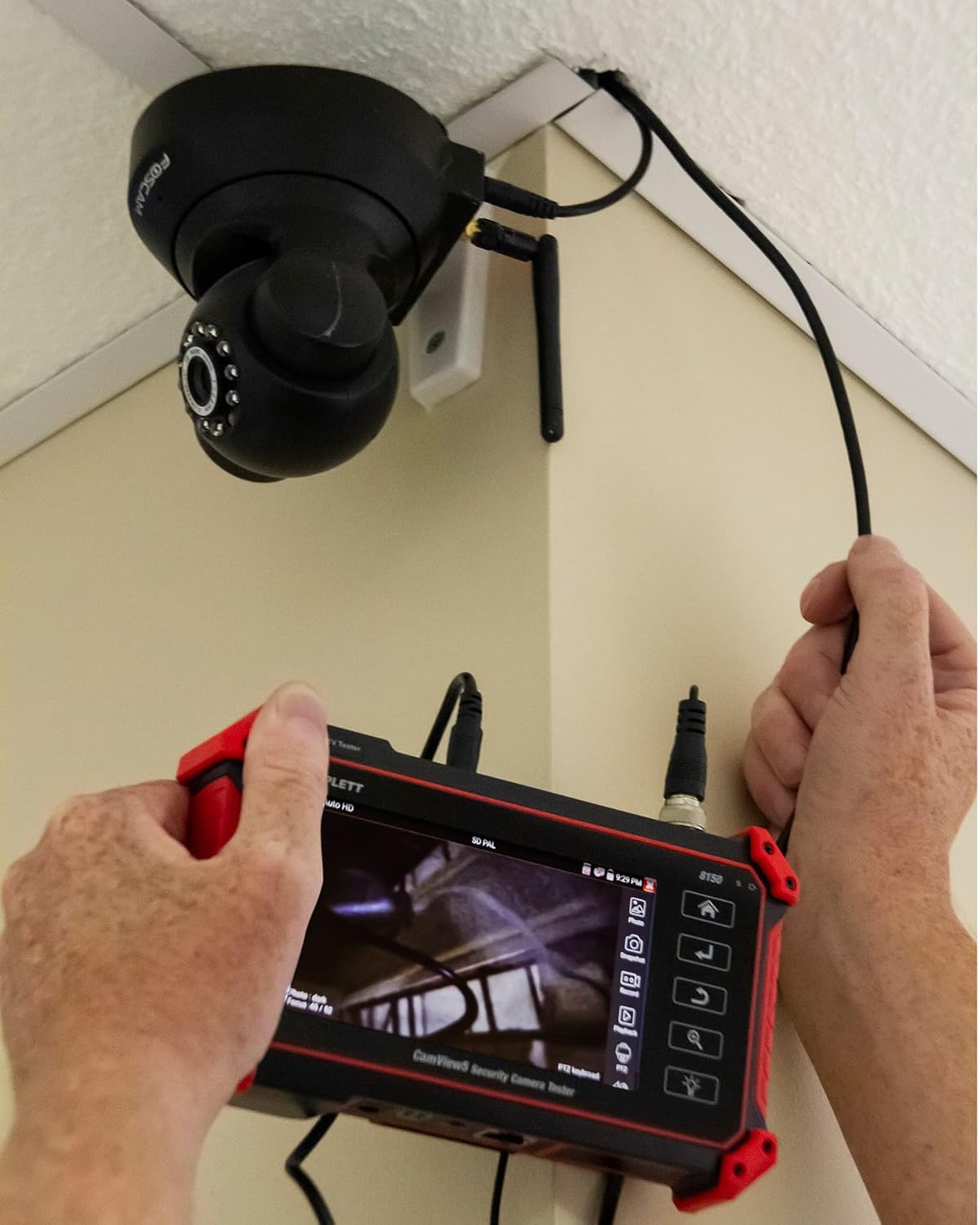 Triplett 8150-BR-KIT CamView IP Pro 5 HD CCTV Camera Tester with Waterproof Borescope
