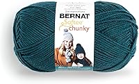 Vista 13 de Ovillo sólido Bernat Softee Chunky, Acrílico, Rojo Berry, Paquete de 1