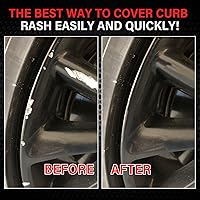 Vista 3 de SMAPHY Pintura de retoque para llantas plateadas, lápiz de pintura de retoque para reparación de rayones en ruedas, pintura plateada para llantas