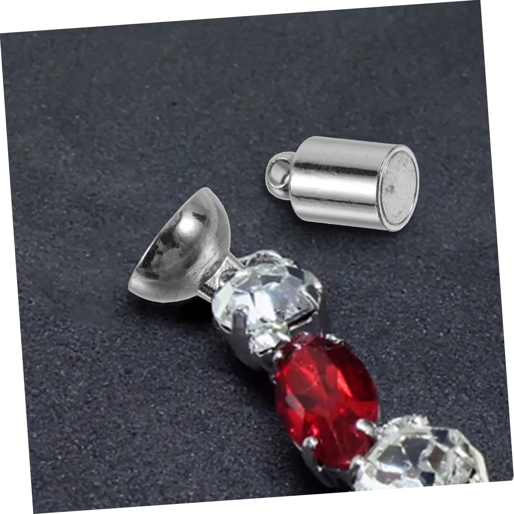 SEWACC 80stücke Magnetverschlüsse Für Schmuck Handgemachte Halsketten Und Armbandverbindungen Langlebig Und Einfach Zu Verwenden Für -schmuckherstellung
