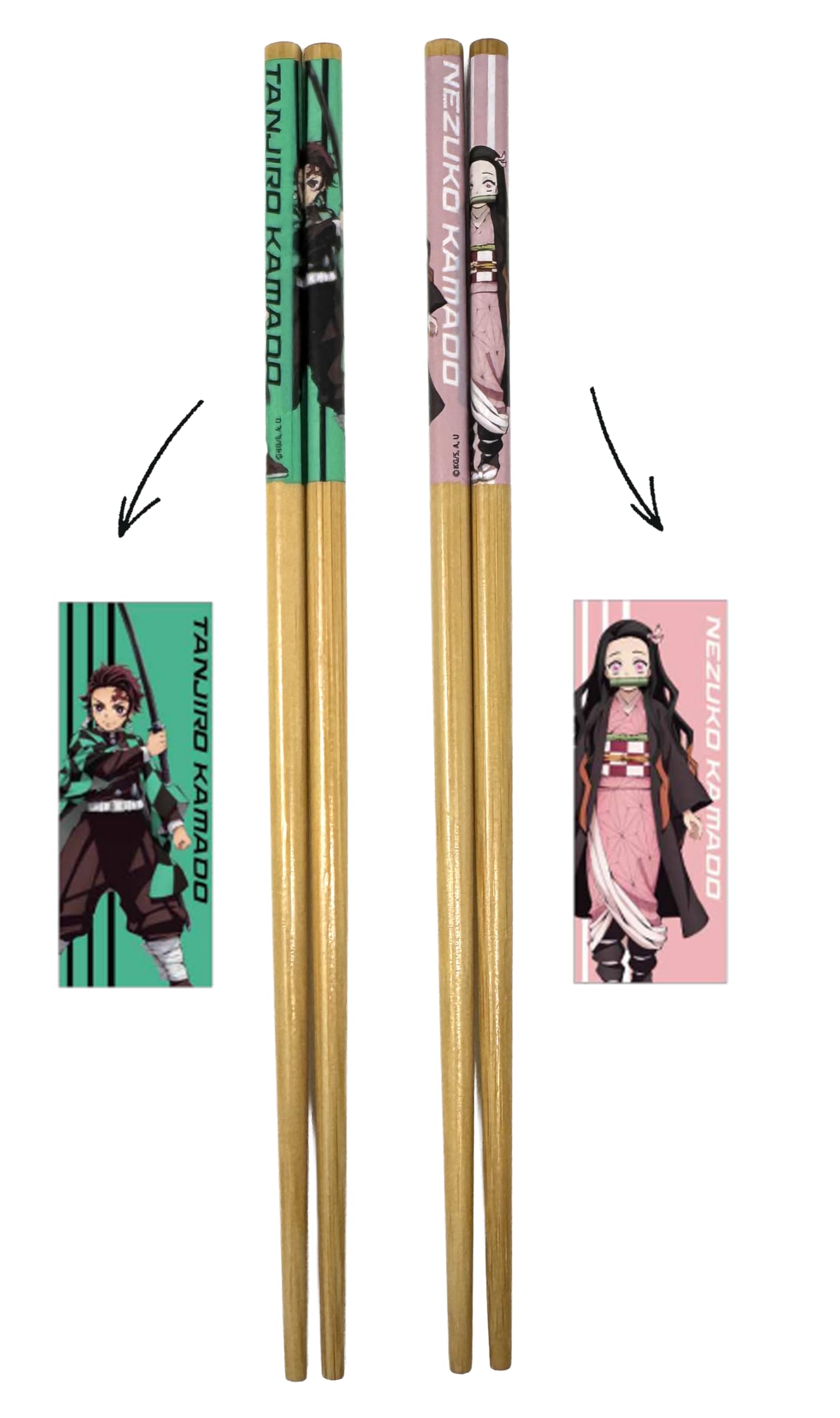 Demon Slayer Chopsticks - Tanjiro & Nezuko -2