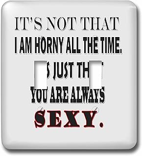 3dRose lsp_261472_2 Its Not That I Am Horny All the Time, Its Just That You Always Sexy Toggle Switch, Multicolor