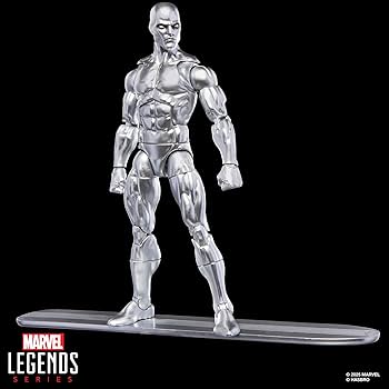 FANTASTIC4 シルバーサーファー フィギュア SILVER SURFER Amazon.com: Marvel Legends Series Silver Surfer, Silver