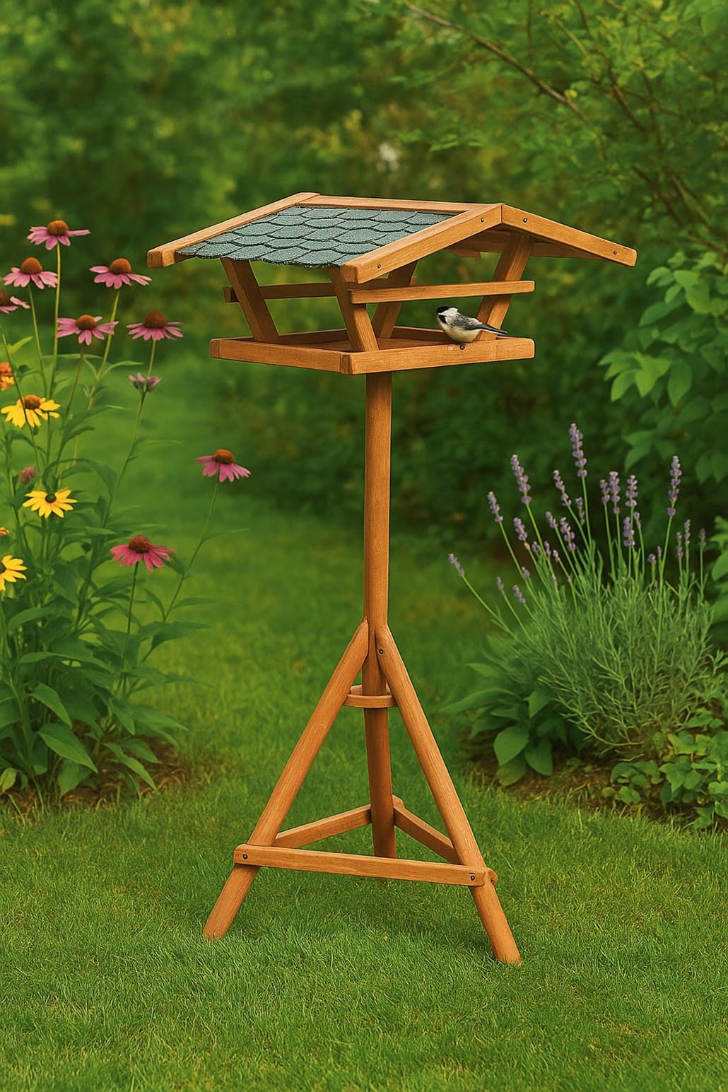 Kobolo Vogelhaus Bird mit Ständer 65x53x126 cm
