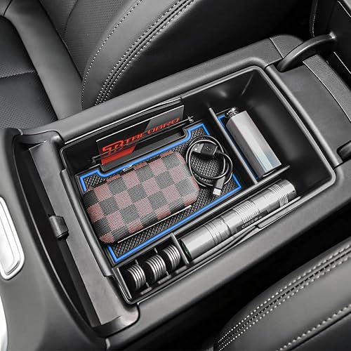 Miniatura 2 de TACORBO - Organizador de consola central compatible con Hyundai Santa Fe 2021 2022 2023 y Santa Fe SEL 2022 2023, accesorios caja de almacenamiento