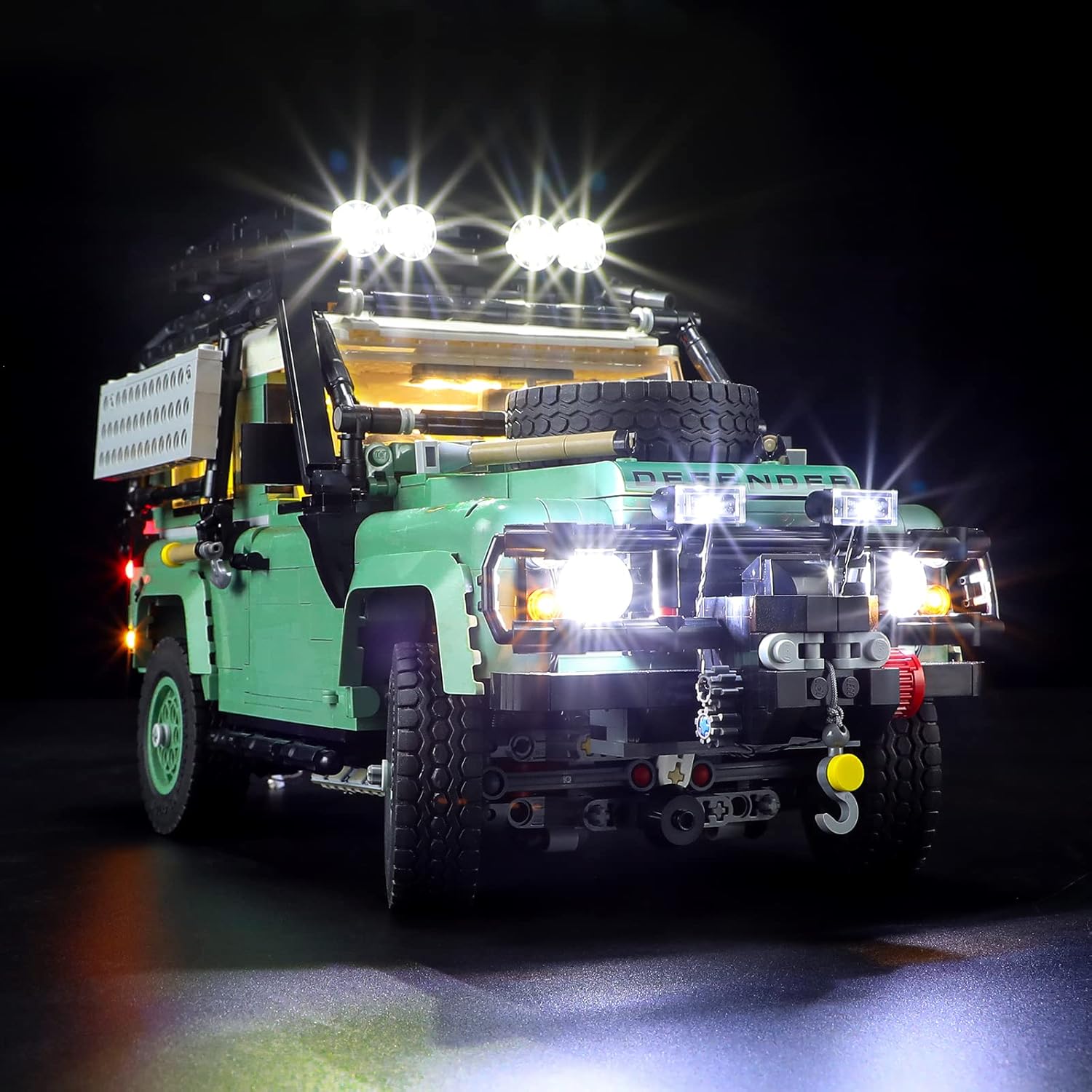 BRIKSMAX Led Lighting Kit for LEGO-10317 Land Rover Classic Defender 90 - Compatible with Lego Icons Building Blocks Model- Not Include Lego Set