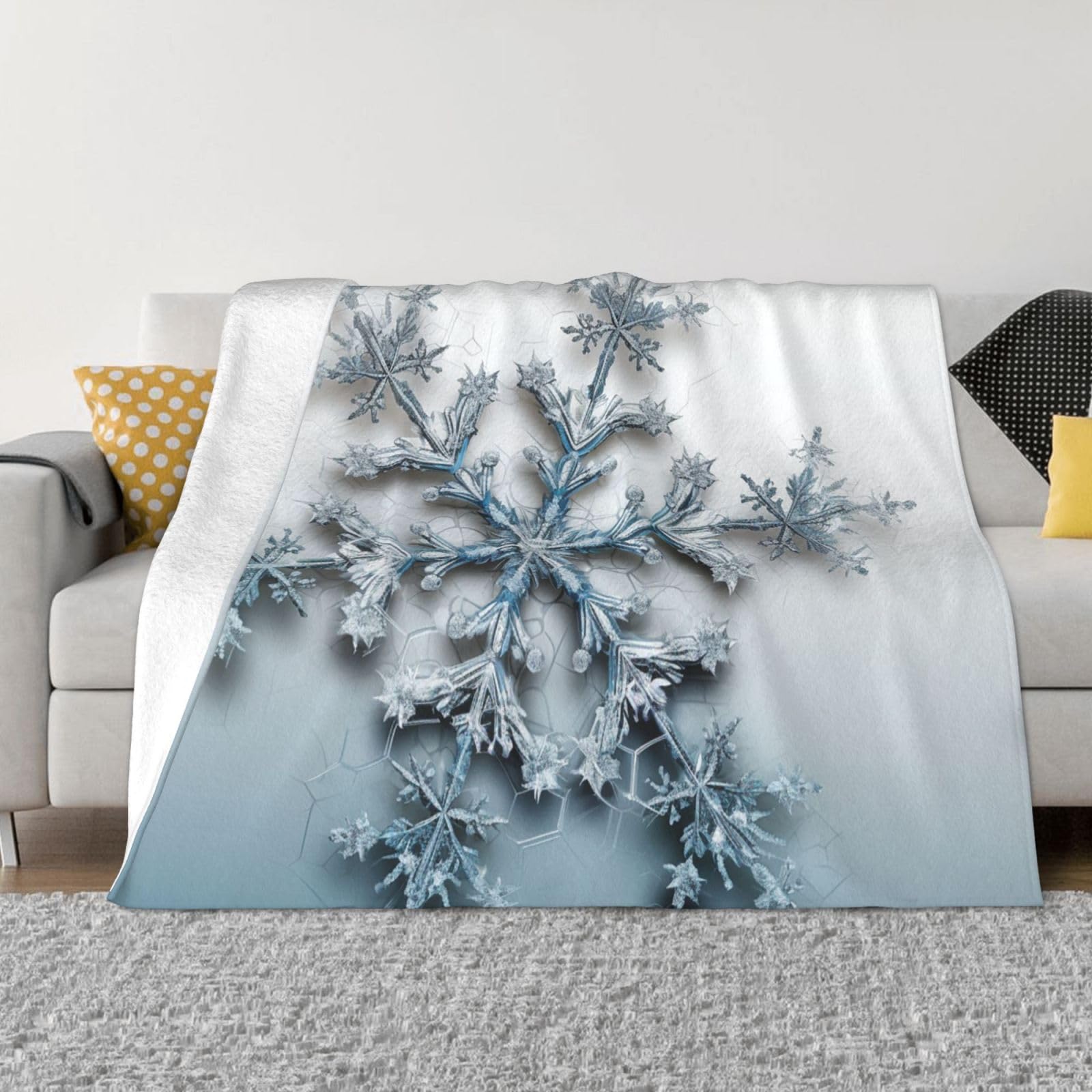 Jeté de canapé doux et chaud, couverture flanelle pour vos soirées cocooning