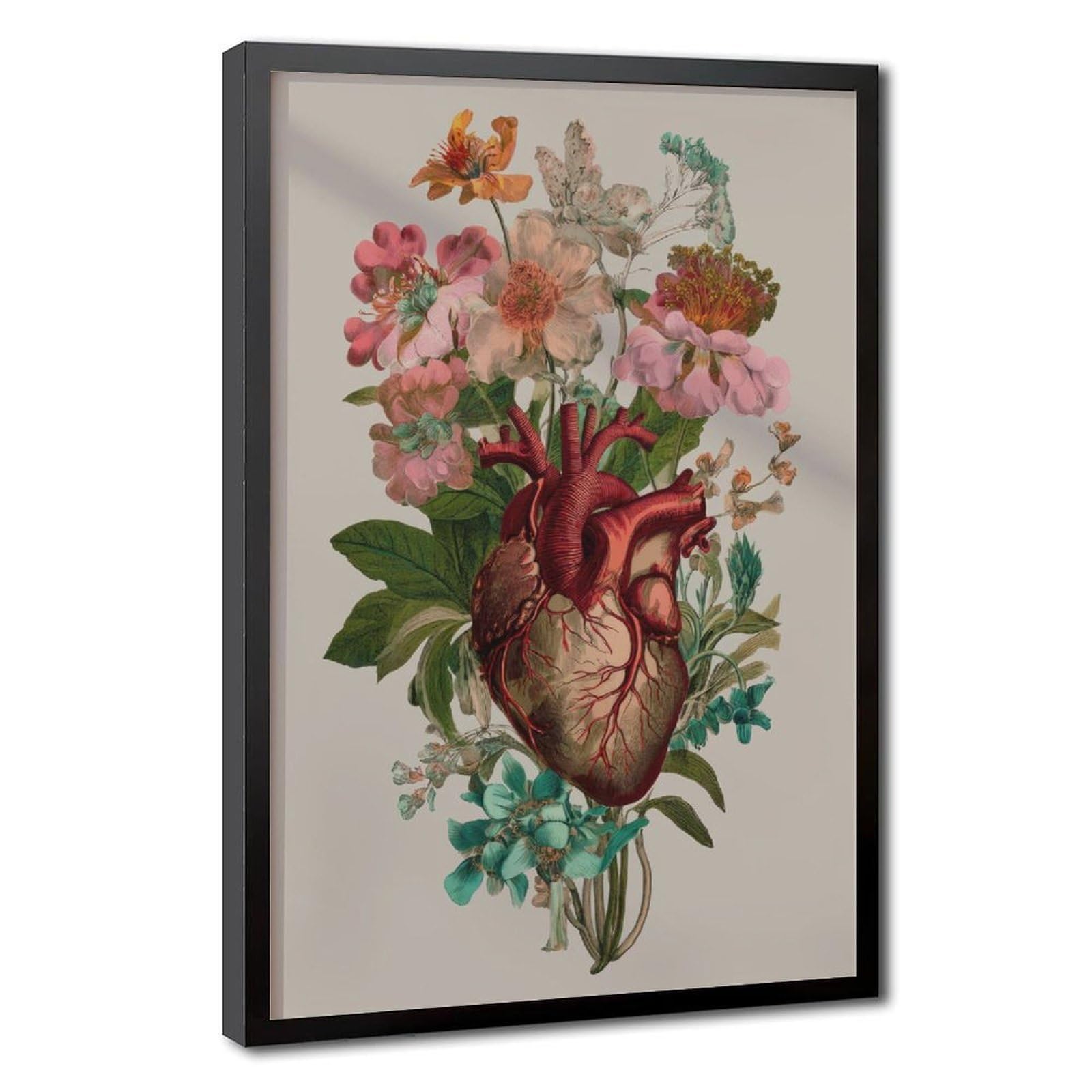 Bareronor Romantic Canvas Poster Bedroom Decor Landscape Office Room Decor Gift 24" L X 36" W