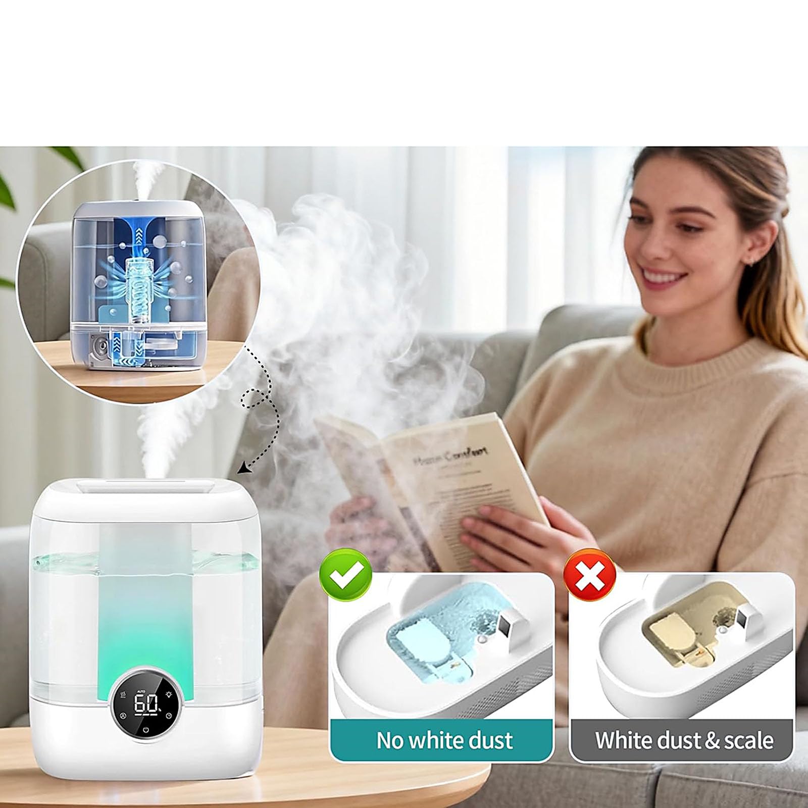Cartucho de desmineralización de repuesto para humidificador HM306 HM311 HM311S HM524 HM524S