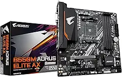 Placa Mãe Gigabyte B550M AORUS ELITE AX WIFI 6(AM4/4xDDR4/HDMI/DVI-D/M.2/USB 3.2)