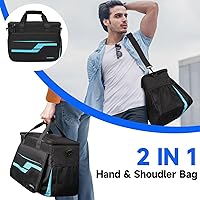 Vista 6 de Travel Carrying Case Compatible with Xbox Series XS, Portable Storage Game Bag with Extra Console Protection Padded Strap, Multiple Pockets for