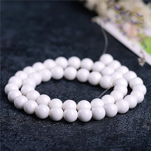 Miniatura 66 de Cuentas de piedra para hacer joyas, piedras preciosas naturales redondas sueltas espaciadoras para pulseras, collares y aretes, Piedra Kit