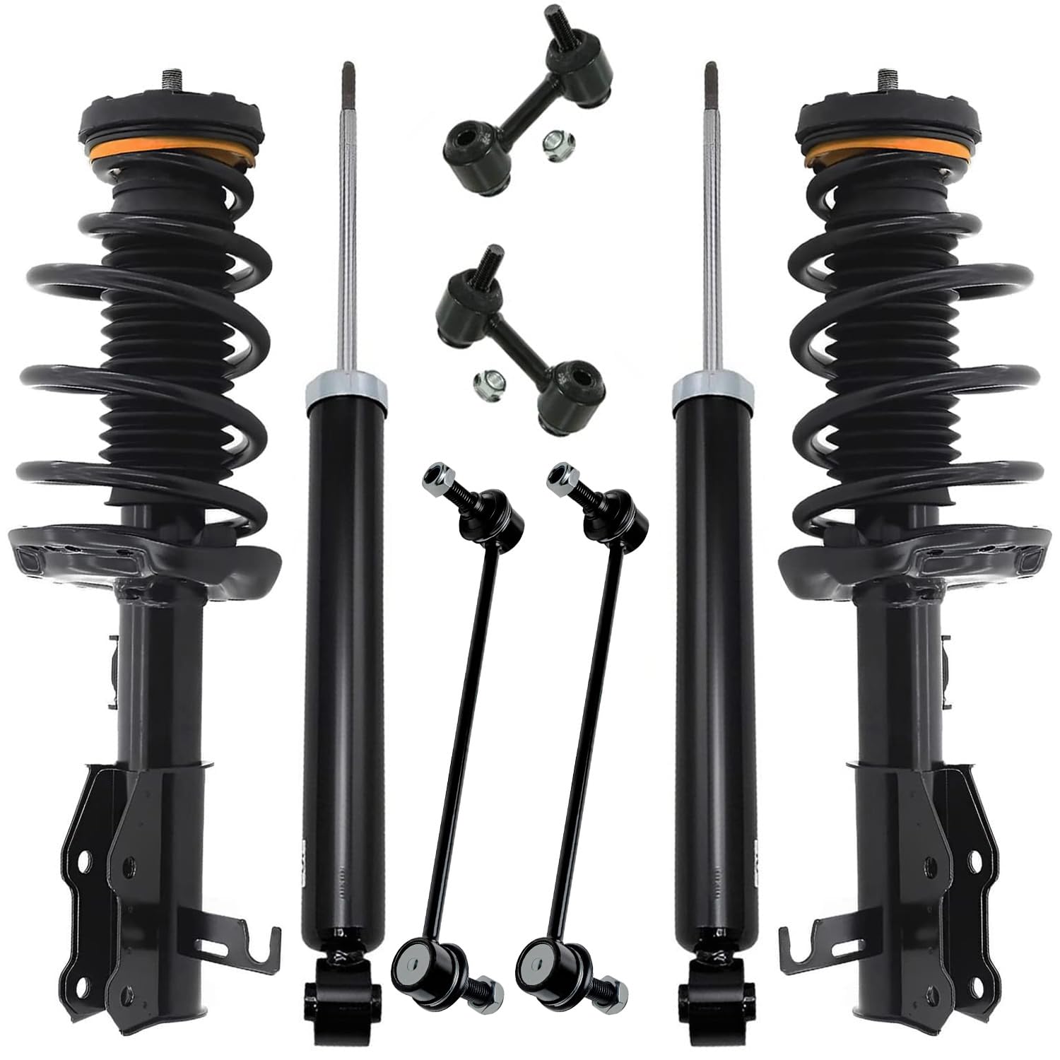 Detroit Axle - FWD 2.4L Struts Kit Replacement for 2012-2016 Buick LaCrosse