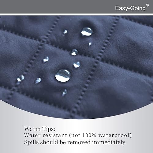 Miniatura 992 de Easy-Going - Funda reversible para sofá, resistente al agua, con varillas de espuma y correas elásticas, protector de muebles para mascotas y perros