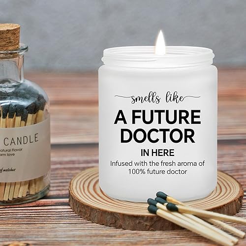 Miniatura 7 de Maybeone Regalos de doctorado para mujeres, regalos de graduación de doctorado, regalo de vela "A Truly Great Doctor is Hard to Encontrar", regalos