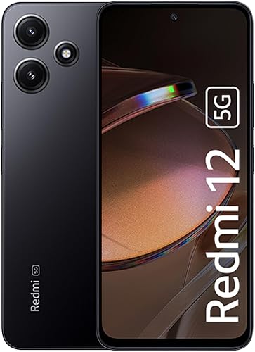 Redmi Xiaomi 12 5G + 4G Lte (tor Tmobile Mint Tello Global) (128Gb + 4Gb) Cámara triple desbloqueada global de fábrica de 6.79 pulgadas 50mp (negro