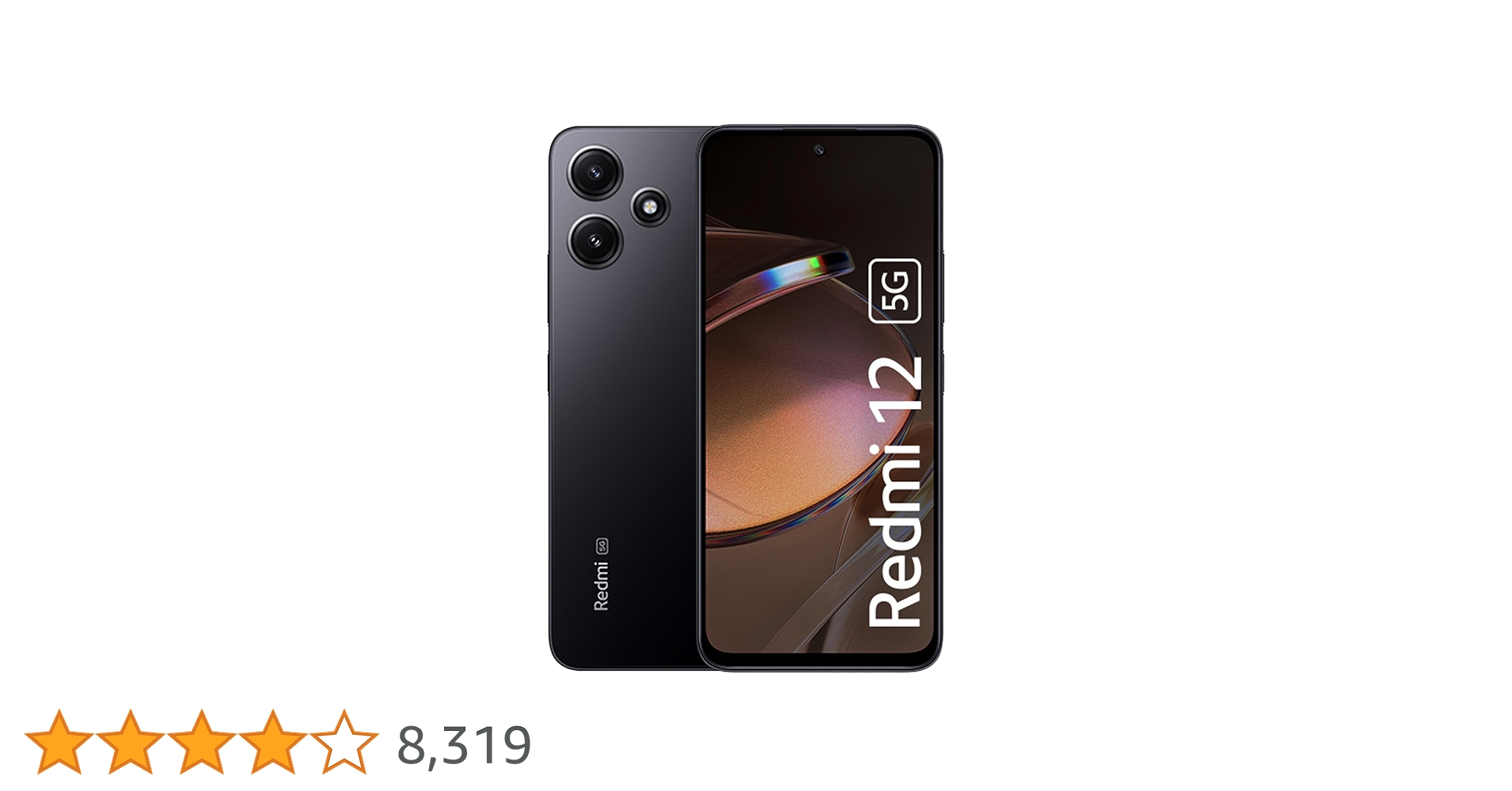 Redmi 12 5G ブラック 本体 Xiaomi（シャオミ） Redmi 12 5G 8GB/256GB ミッドナイトブラック 本体