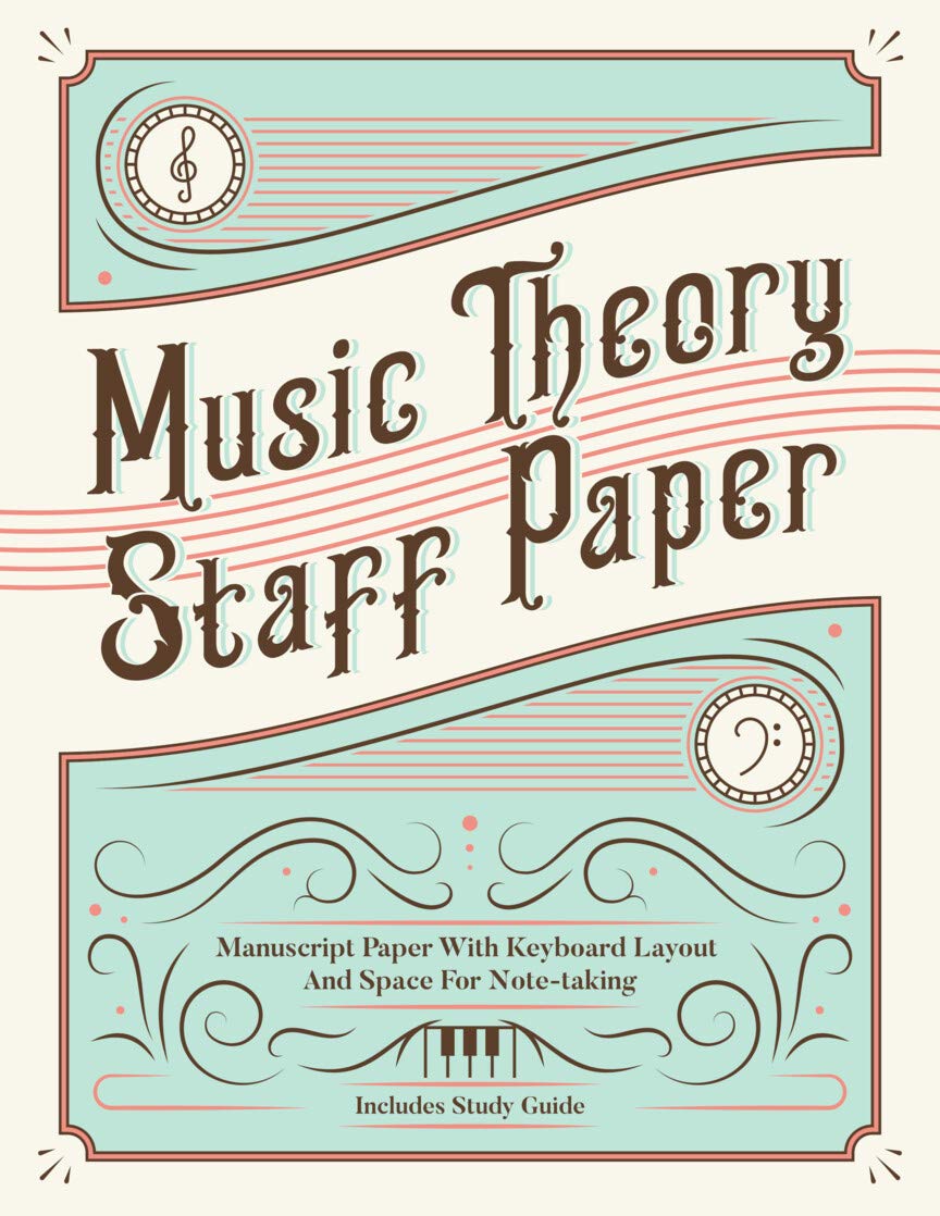 Music Theory Staff Paper. Manuscript Paper.