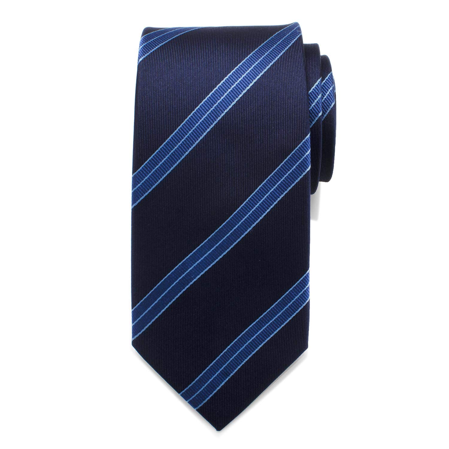Cufflinks Inc. Enterprise Flight Blue Stripe Men's Tie