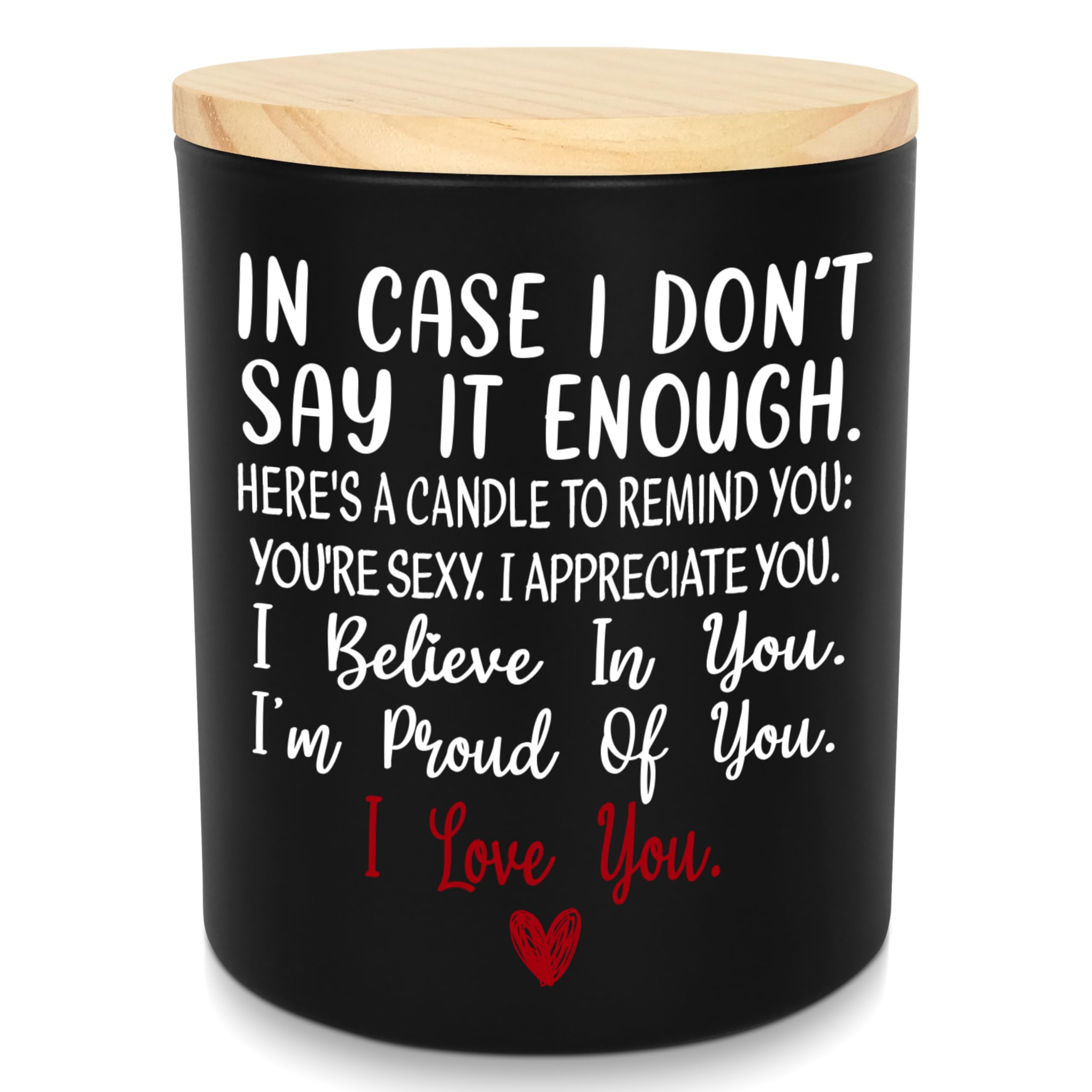 TEEZWONDER Valentines Day Gifts for Her Him - Long Lasting Vanilla Lavender Candle 10 Oz - Romantic Anniversary Wedding Birthday Valentines Gifts for Women Men, Girlfriend Boyfriend Gift Ideas