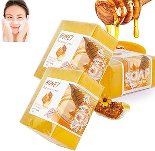 Turmeric Honey Soap Bar, Turmeric Honey Soap Bar Lavado Essentials, Natural Turmeric Soap Bar For Face & Body (2 pcs)